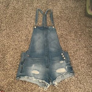 Jean Overalls shorts